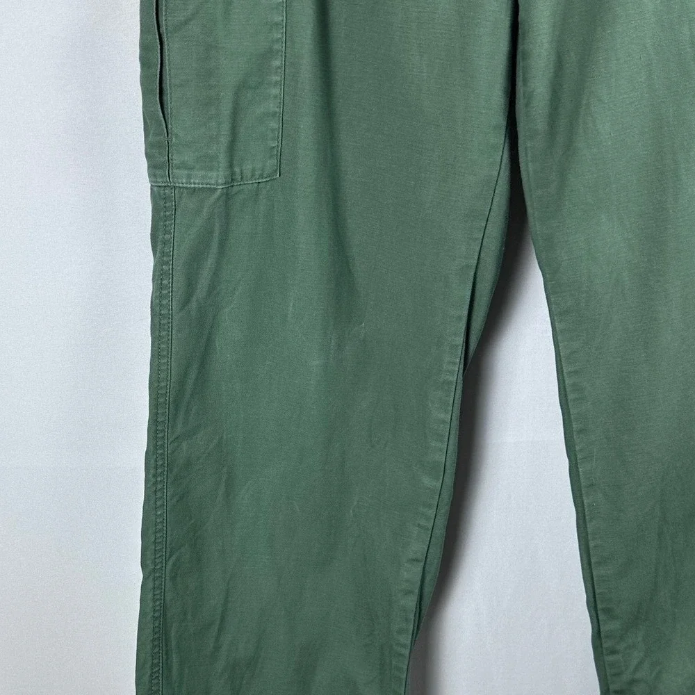 Uniqlo Cargo Pants Women S Green Cotton Utility‎ Gorpcore Streetwear